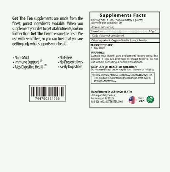 Vanilla Colostrum Complete