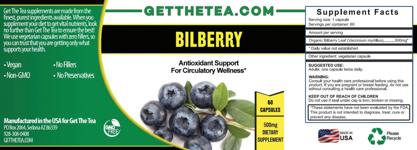 Bilberry Leaf