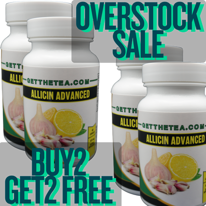 Allicin Advanced BUY2 GET2 FREE Overstock Deal (4 bottles for $90)