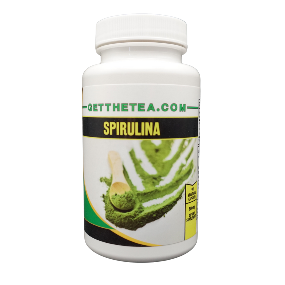 Spirulina 90 Capsules – Get The Tea