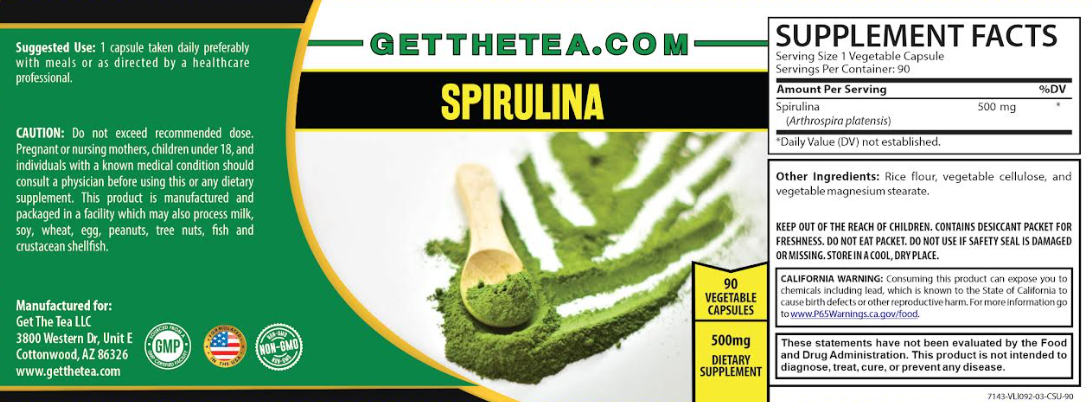 Spirulina 90 Capsules