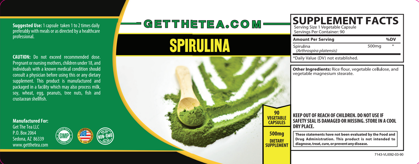 Spirulina 90 Capsules